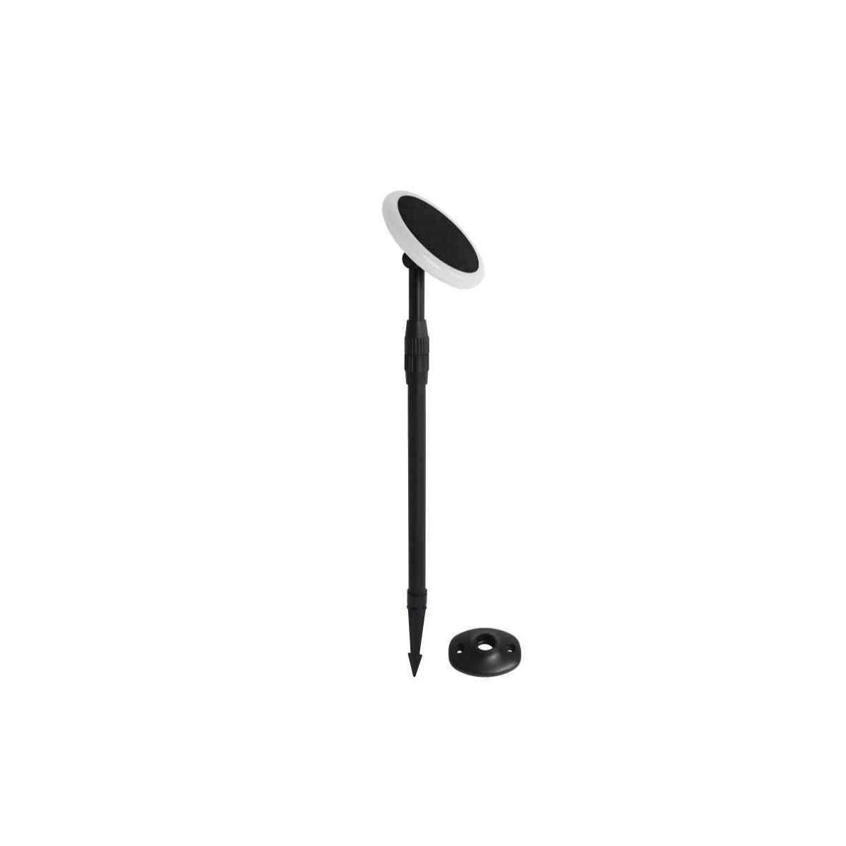 LAMPADA SOLARE DA ESTERNO con illuminazione soft A 360° 3 watt 4000k, altezza fino a 80 centimetri.