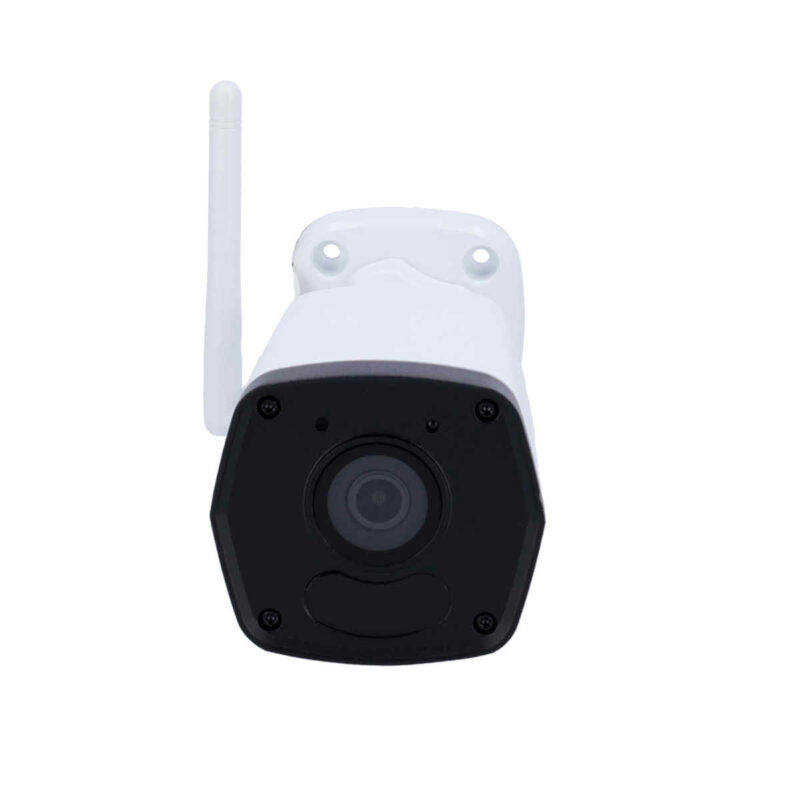 Telecamera IP 2 Megapixel WiFi. Gamma Easy1/2.9" Progressive Scan CMOS. Ottica 2.8 mmIR LED. Portata 30 m. Interfaccia WEB, CMS, Smartphone e NVR.
