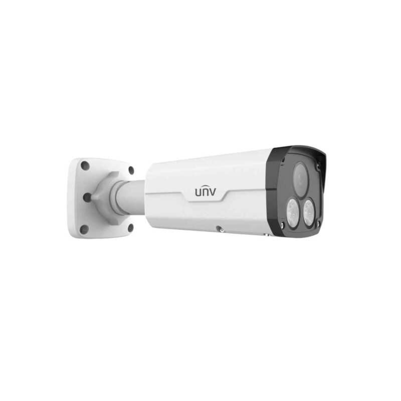 Telecamera IP Prime da 5 MP con ottica fissa da 4 mm. È dotata di tecnologia Color Hunter e luce bianca per immagini a colori in qualsiasi ambiente. Consente l'analisi video del conteggio e incorpora SIP e UMD per ridurre i falsi allarmi.