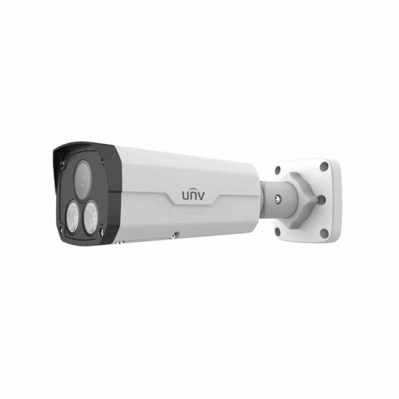 Telecamera IP Prime da 5 MP con ottica fissa da 4 mm. È dotata di tecnologia Color Hunter e luce bianca per immagini a colori in qualsiasi ambiente. Consente l'analisi video del conteggio e incorpora SIP e UMD per ridurre i falsi allarmi.