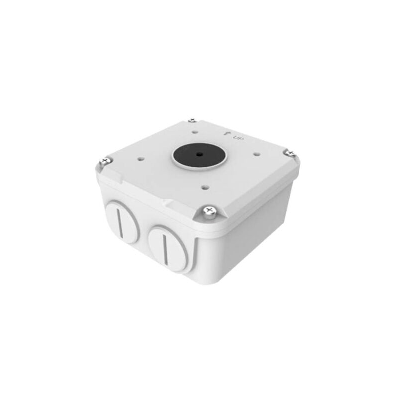 Scatola di connessione per telecamere bullet Lega di alluminio Passacavo 55 mm (I) x 104 (H) x 104 (P) 420 g