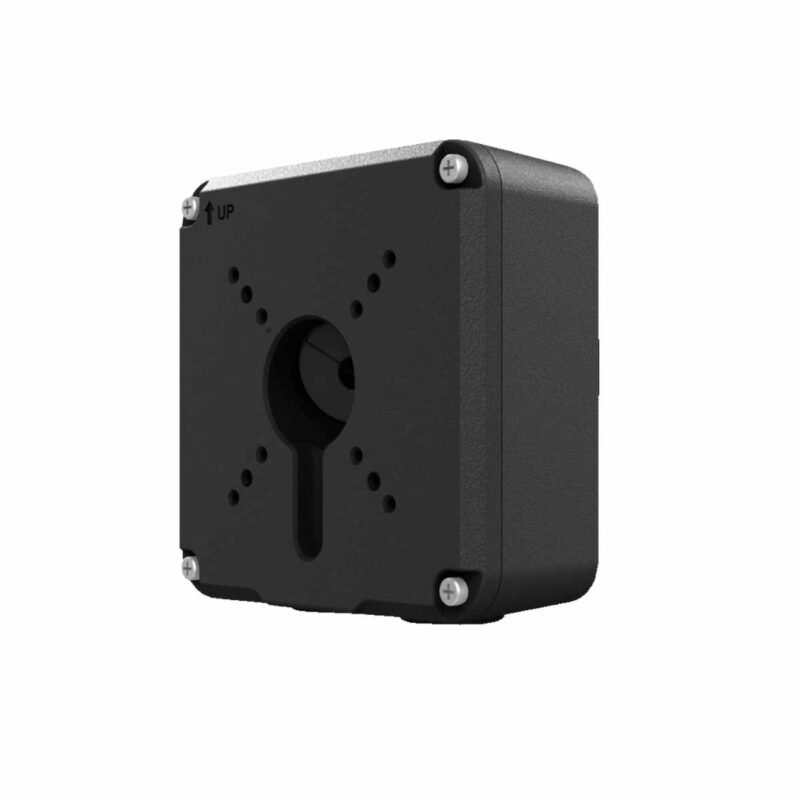 Scatola di connessione per telecamere bullet Lega di alluminio 40 mm (I) x 144.8 mm (diametro base) 360 g Colore nero