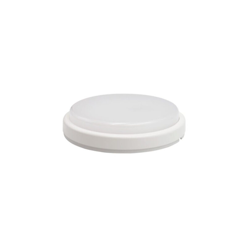 Plafoniera rotonda IP15PL3C della Iperlux IP65 6500K, dalle misure di 180x180x45mm.