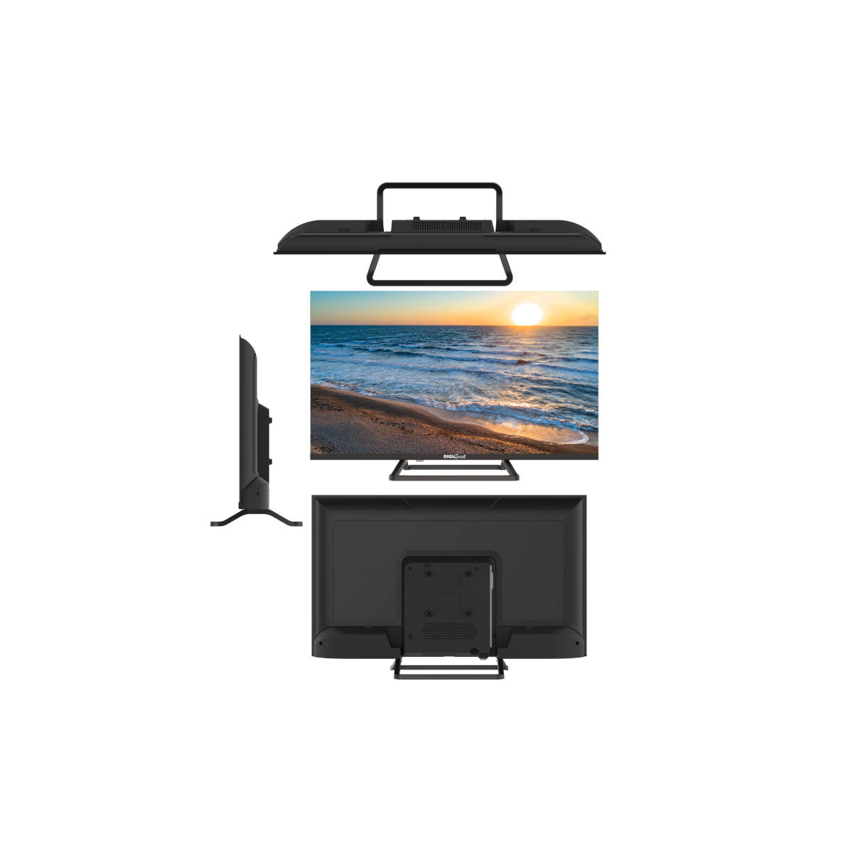 Con la Digiquest ATV 32" Frameless, hai una smart TV che combina stile moderno, prestazioni elevate e funzionalità avanzate, trasformando ogni visione in un’esperienza multimediale completa e coinvolgente. -Piattaforma Android TV e Doppio Tuner: Con Android 9.0, puoi accedere alle app più amate direttamente dalla tua TV. Il doppio tuner integrato supporta segnali DVB-T2, DVB-C e DVB-S2, per una vasta gamma di canali in alta definizione.