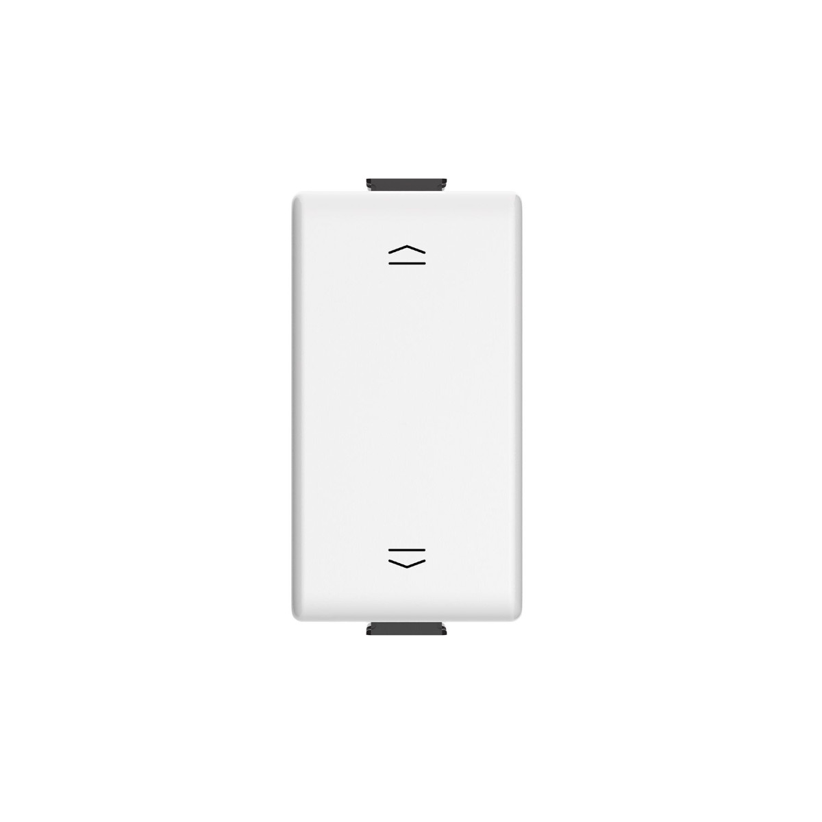 pulsante doppio 1P (NO) + 1P (NO) 10 A 250 Va.c. interbloccato - per comando di tapparelle motorizzate ed applicazioni similari - colore bianco. Questo pulsante MATIX AM5037 è il più economico di tutta la serie Bticino. Questo non vuole dire però che è inferiore agli altri. Il pulsante doppio interblocco Matix è il più venduto ed ha il miglior rapporto qualità-prezzo. Facile da installare, la Matix dispone anche di numerose placche. Doppio pulsante Interbloccato Bticino Matix, colore bianco. Solitamente usato per le tapparelle di casa. Bisogna restare con il dito schiacciato per far alzare e abbassare la tapparella.