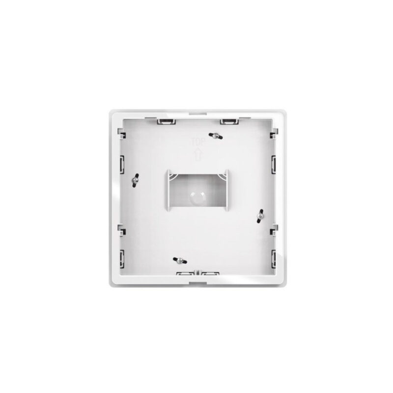 Dispositivo accessorio che consente l’installazione ad incasso dei videocitofoni CLASSE 100V12E (344522) e CLASSE 100X12B (344602). L’accessorio è comprensivo di scatola più sta a ad incasso.