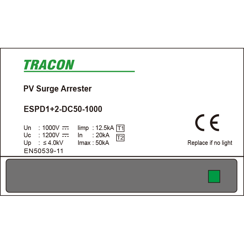 ESPD1+2-DC50-1000 - Scaricatore sovratensione T1+T2 DC 1000 V - immagine 2