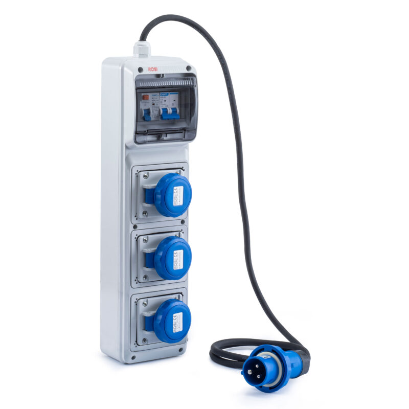 ROSI 2260 - Quadro ASC da cantiere con 3 prese 16A 230V IP65