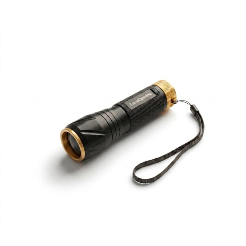 CFG EL013 - Torcia LED in Alluminio 5W 300 Lumen con Zoom/Fuoco Regolabile
